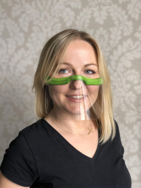 Logo trade corporate gifts picture of: KALIPSO clear face shield-mask for mouth and nose 1447162