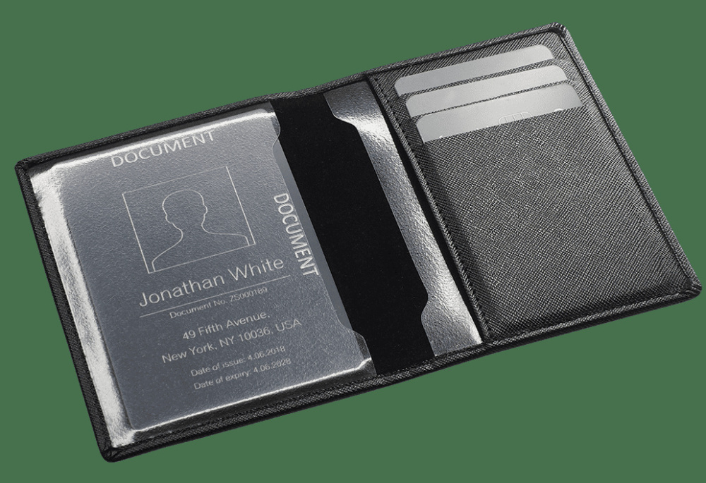 Logo trade promotional gifts image of: Document wallet 889113