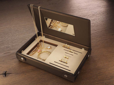 Logo trade business gifts image of: Jewellery box 1674094