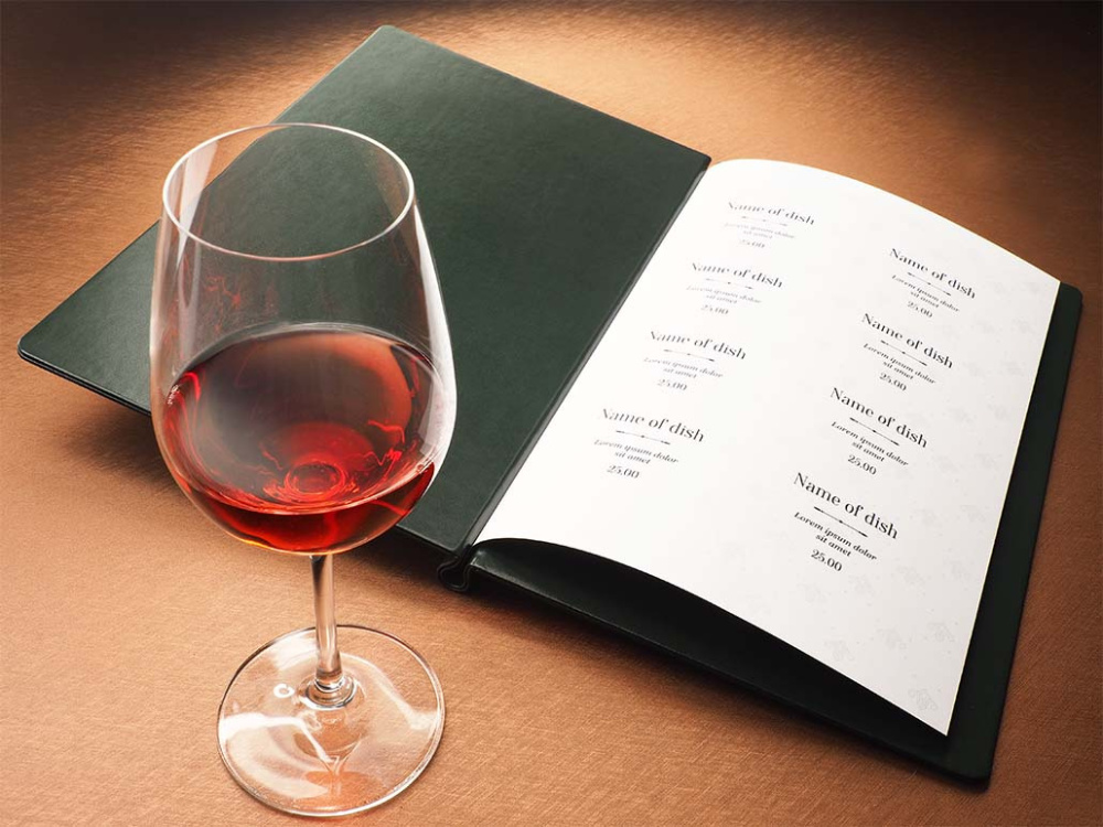 Logo trade promotional items picture of: Menu cover 1229320