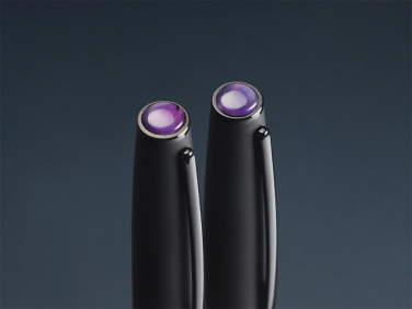 Logo trade promotional merchandise picture of: Amethyst Pen set  1288036