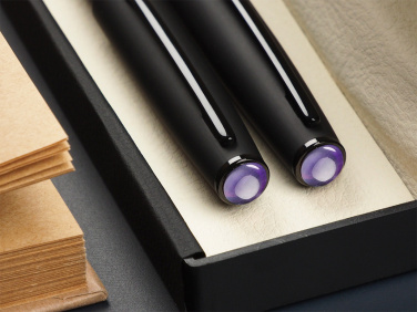 Logotrade promotional gift image of: Amethyst Pen set  1288036