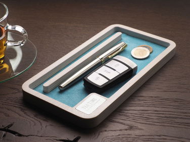 Logo trade promotional merchandise image of: Wooden desk organiser 1818121