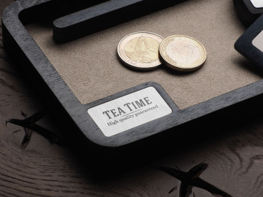 Logo trade promotional giveaway photo of: Wooden desk organiser 1818121