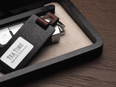 Logotrade promotional gift picture of: Wooden desk organiser 1818121