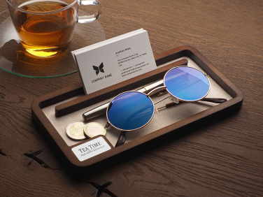 Logo trade corporate gift photo of: Wooden desk organiser 1818121