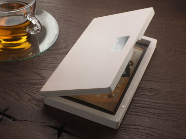 Logo trade business gift photo of: Wooden bill box 1816121