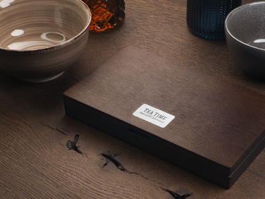 Logotrade promotional merchandise picture of: Wooden bill box 1816121