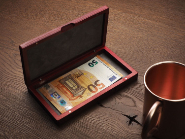 Logotrade corporate gift picture of: Wooden bill box 1816121