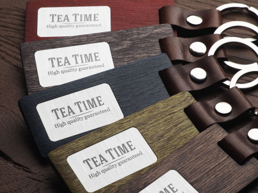 Logotrade promotional gift picture of: Wooden keyring 1853121