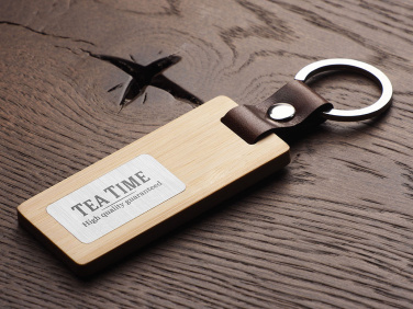Logotrade promotional merchandise image of: Wooden keyring 1853292