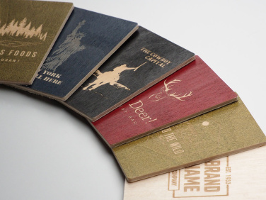 Logo trade promotional products picture of: Wooden magnet 2034121