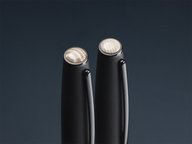 Logo trade advertising products image of: Striped Flint Pen set 1284036