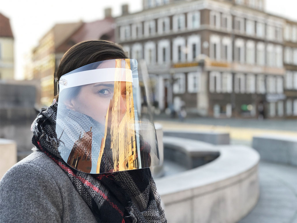 Logotrade promotional item picture of: TEMIDA tilting face shield 1424162