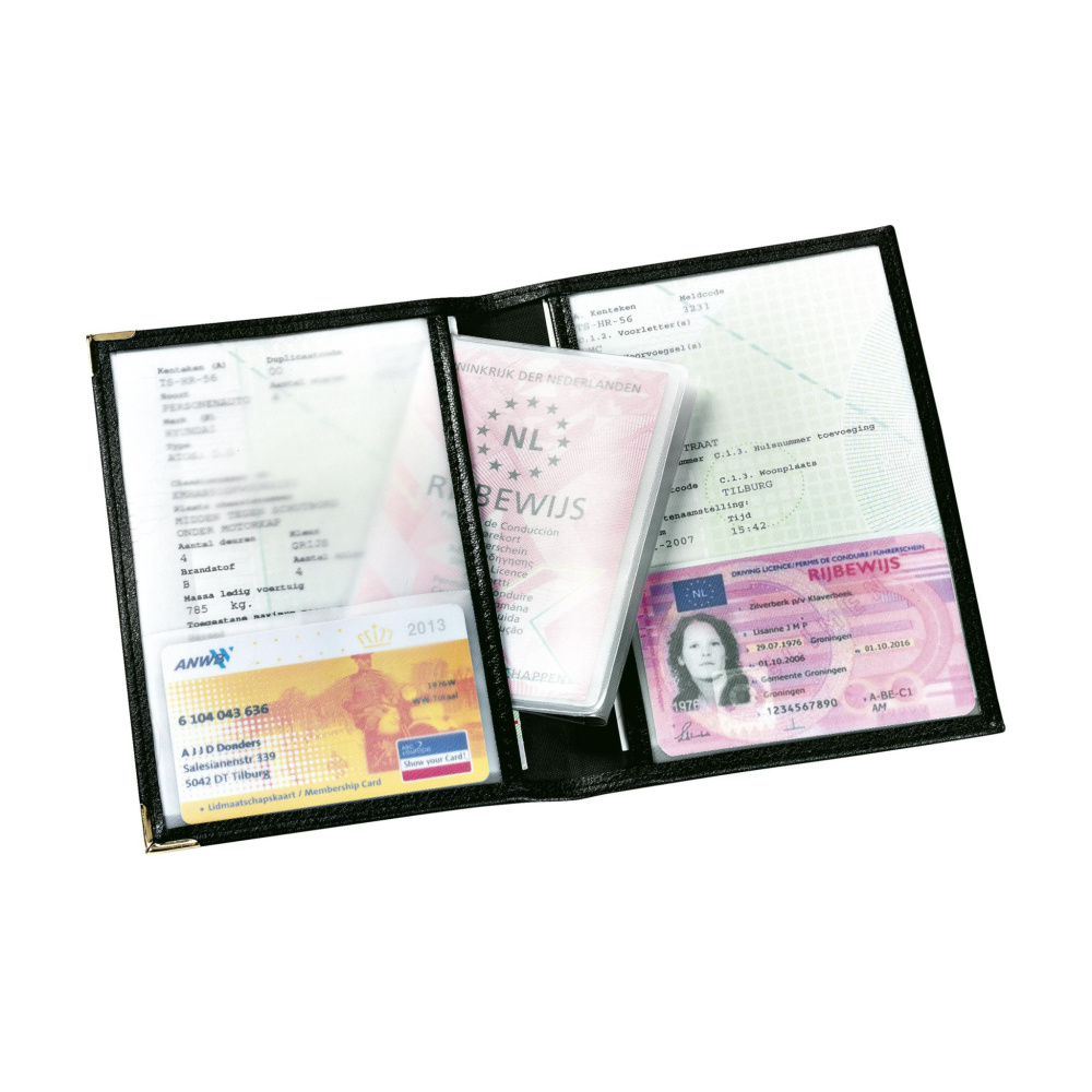 Logo trade promotional giveaway photo of: Car document wallet