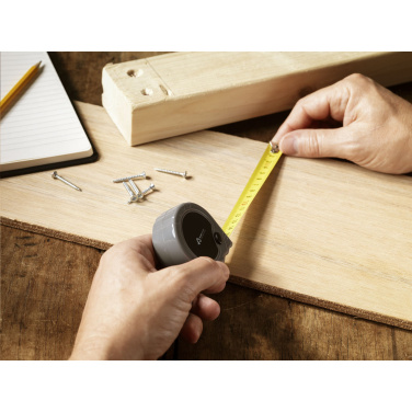 Logo trade promotional merchandise picture of: Tyler RCS Recycled 3 meter tape measure