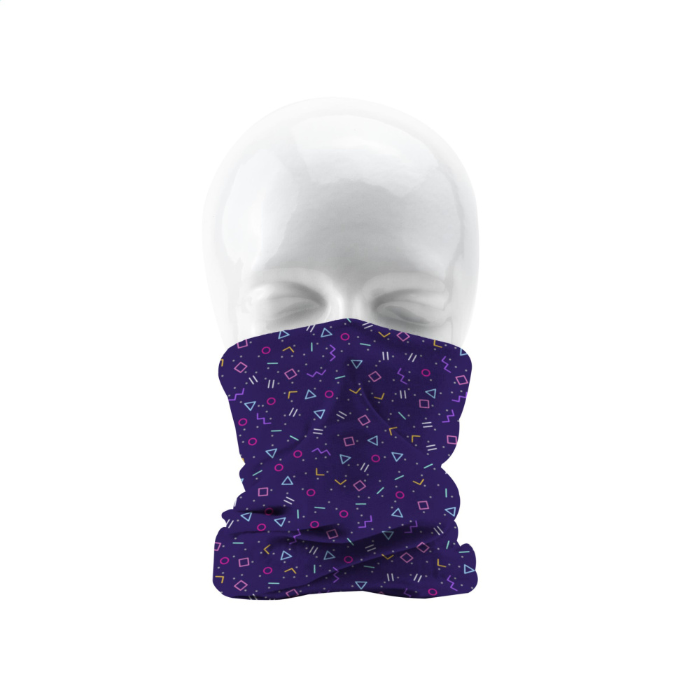 Logotrade promotional items photo of: Bandana RPET multi-functional scarf all-over printing