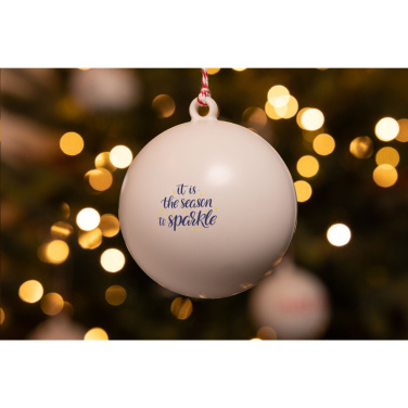 Logotrade corporate gifts photo of: Christmas Bauble Ø 7 cm Recycled PP - Made in Europe