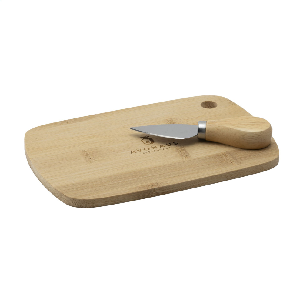Logotrade promotional giveaways photo of: Bamboo Cheese Platter 2-pcs