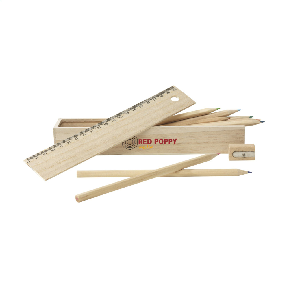 Logotrade promotional gift image of: LiniBox colouring pencils