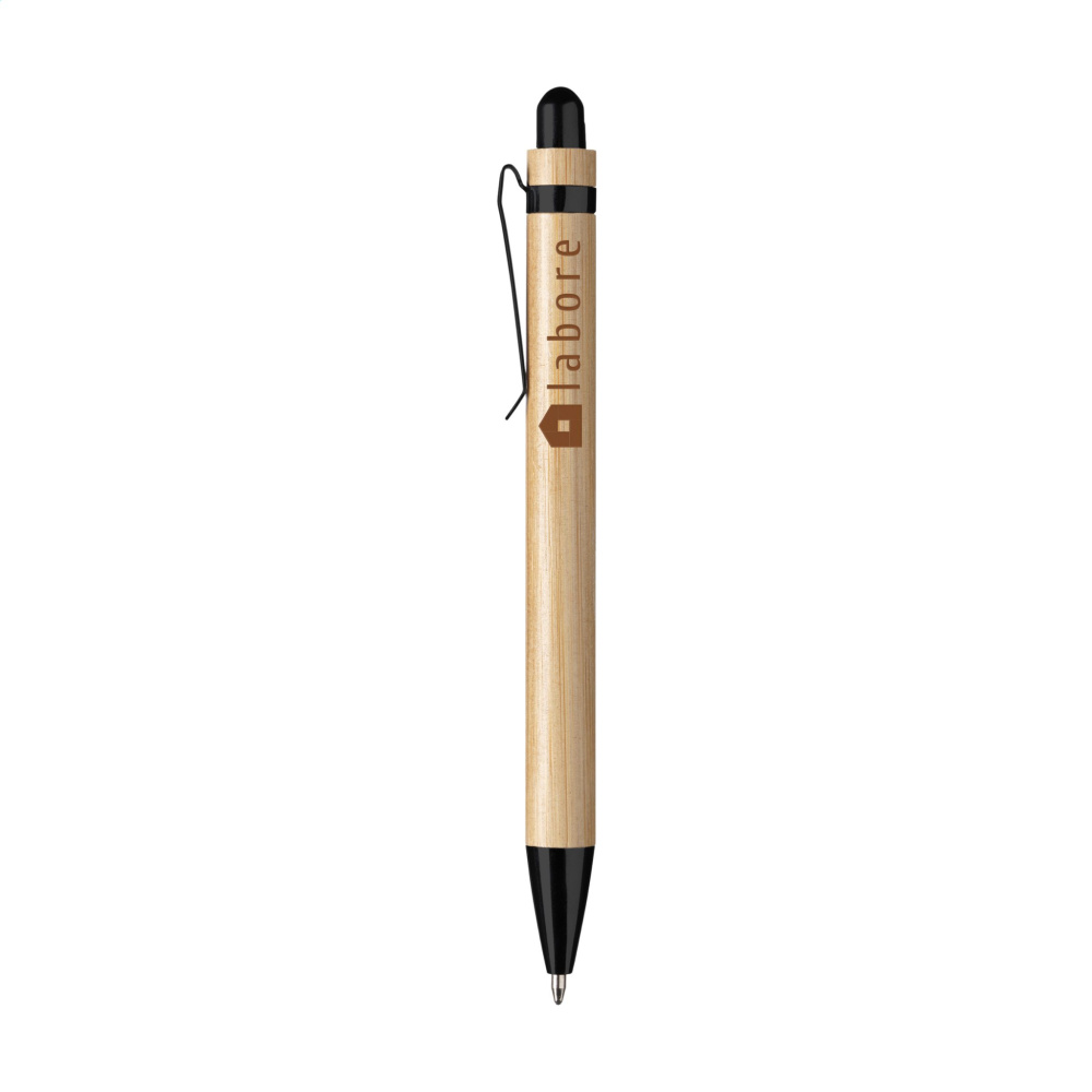Logo trade promotional products picture of: Boston Bamboo pen