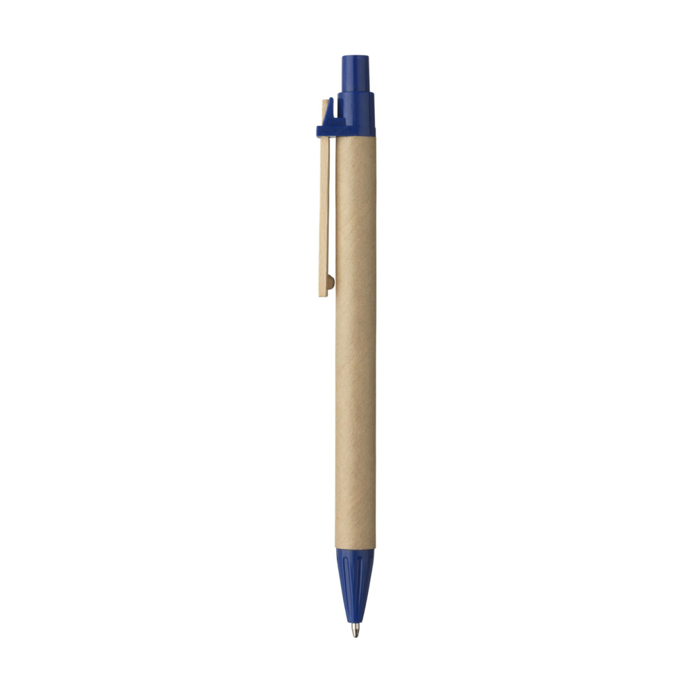Logo trade business gifts image of: PaperWrite cardboard pen