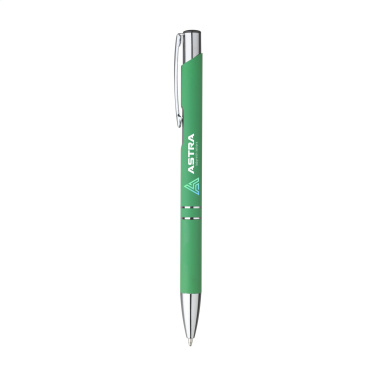 Logo trade promotional giveaway photo of: Ebony Soft Touch Accent pen