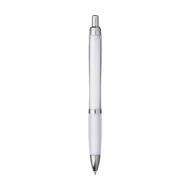 Logo trade promotional giveaway photo of: Athos Solid GRS Recycled ABS pen