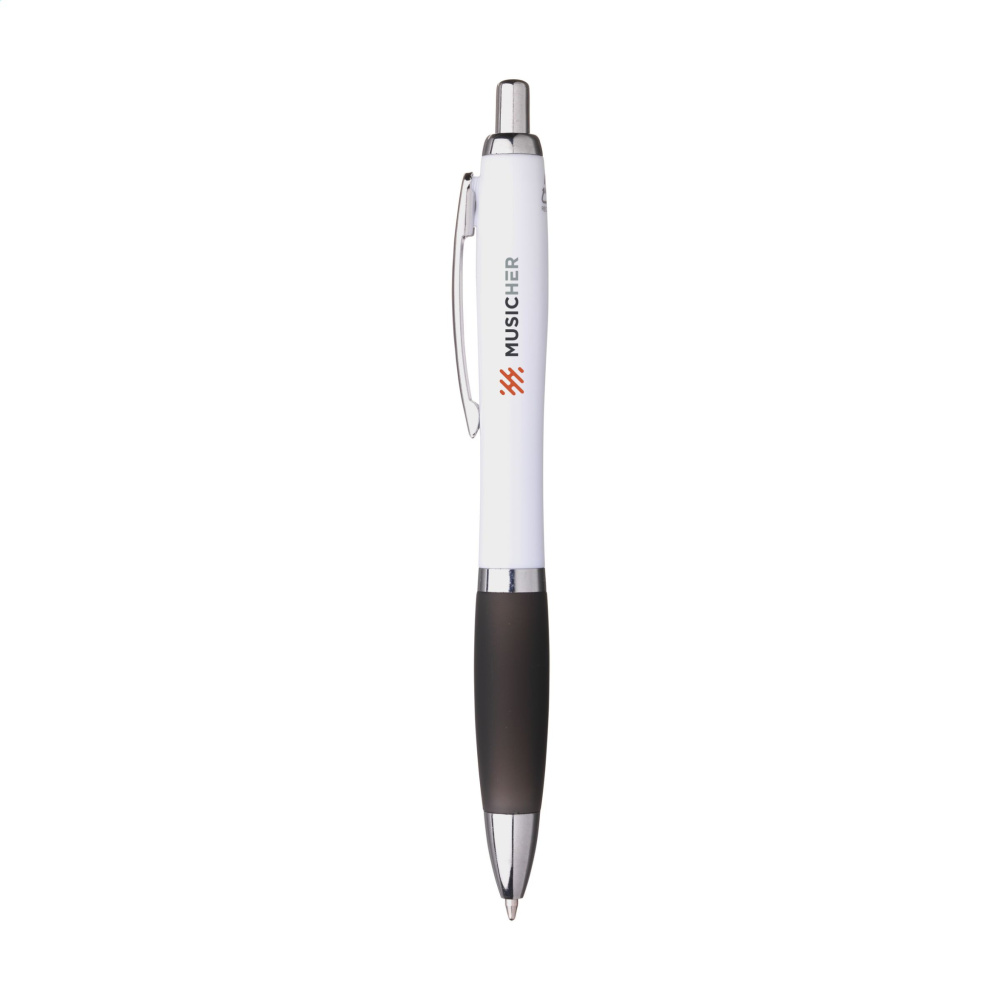 Logo trade promotional items image of: Athos Trans GRS Recycled ABS pen