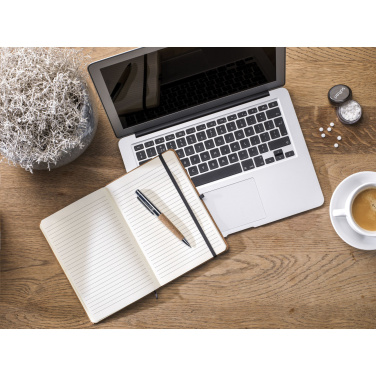 Logo trade advertising product photo of: CorkNote A5 Paper notebook