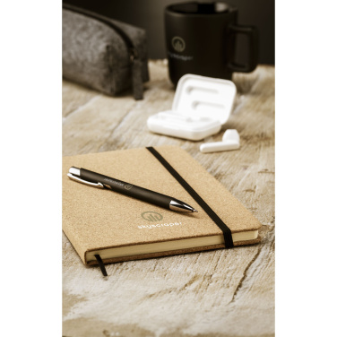 Logotrade promotional giveaway picture of: CorkNote A5 Paper notebook