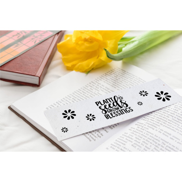 Logo trade promotional gift photo of: Seed Paper Bookmark