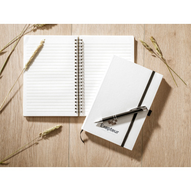 Logo trade promotional giveaways picture of: Milk-Carton Wire-O Paper Notebook A5