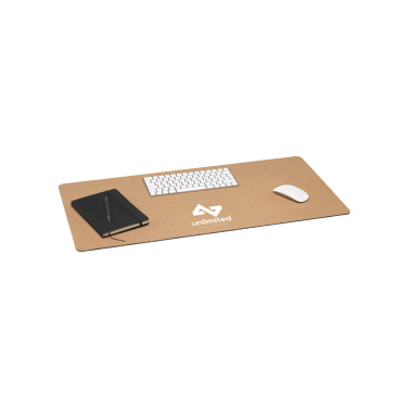 Logo trade promotional giveaways image of: Faro Cork Deskpad