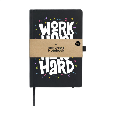 Logo trade corporate gifts image of: Rock Ground Paper Notebook A5