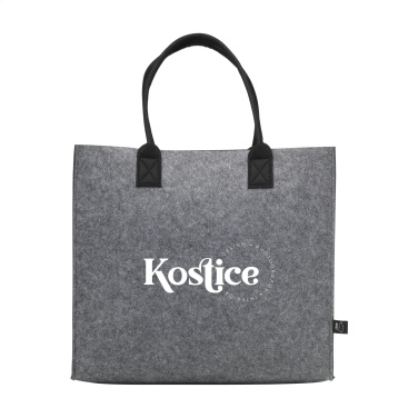 Logo trade promotional giveaways image of: BigShopper Argus GRS RPET Felt