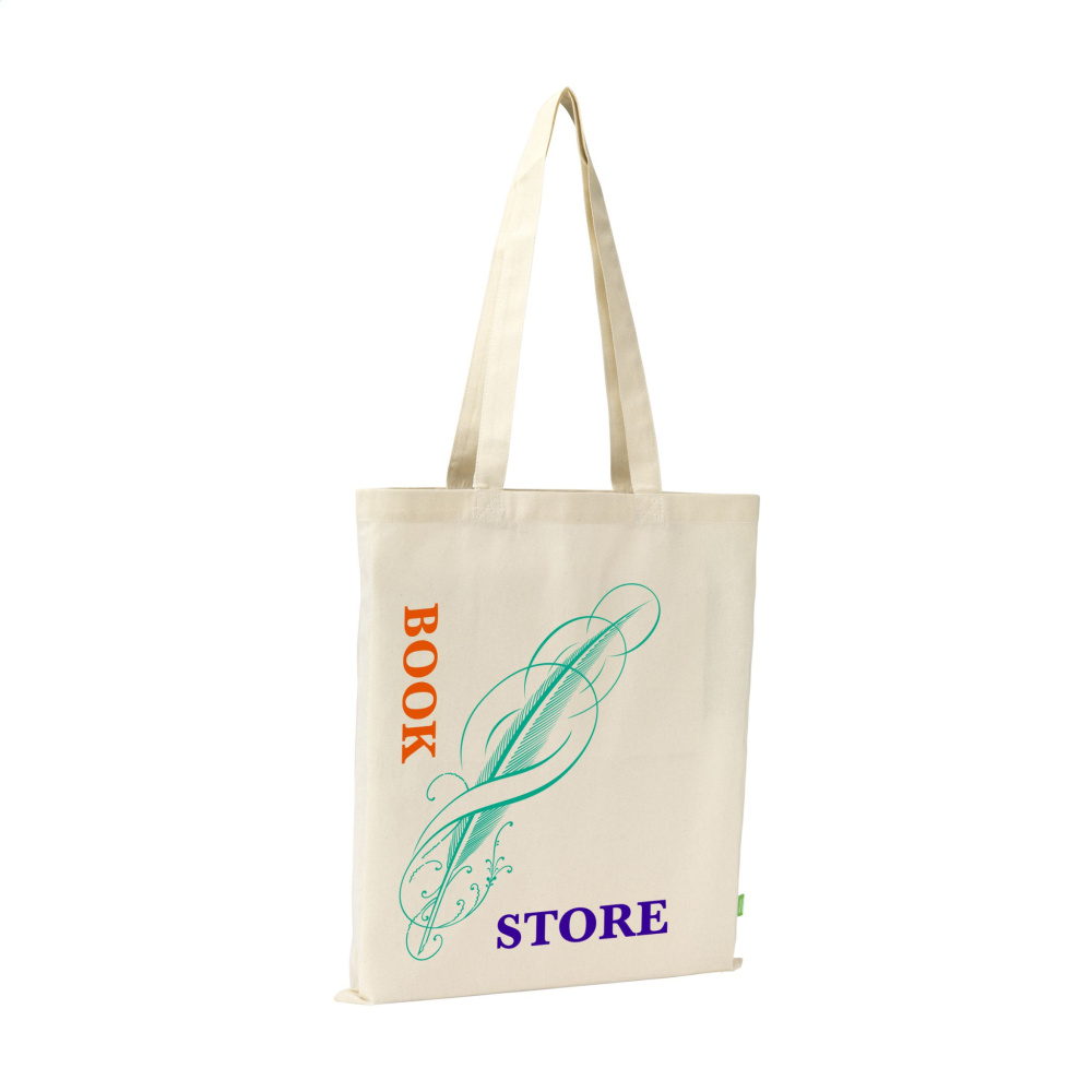 Logo trade business gifts image of: Organic Cotton GOTS Shopper (140 g/m²) bag