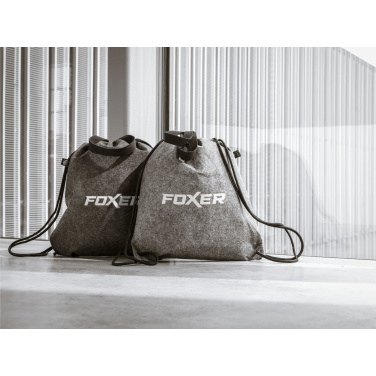 Logo trade promotional product photo of: GRS RPET Felt PromoBag Plus backpack