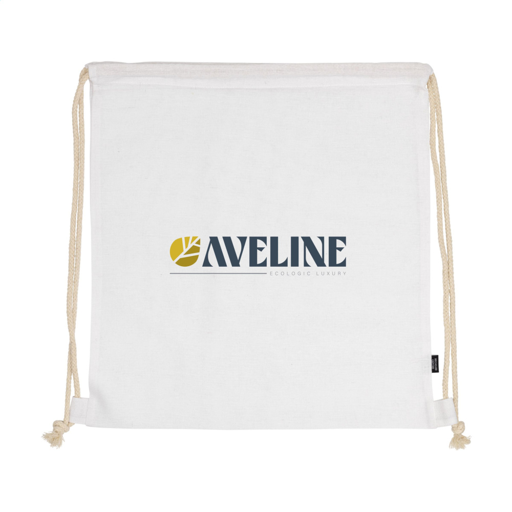 Logotrade promotional product picture of: PromoColour GRS Recycled Cotton Backpack (150 g/m²)