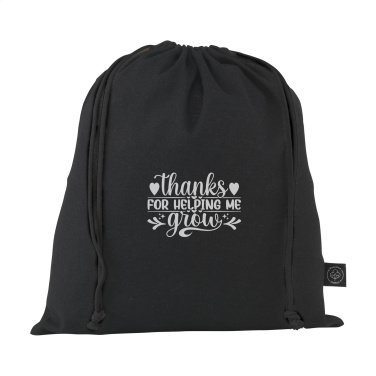 Logo trade promotional product photo of: Gift Pouch GRS Recycled Cotton (150 g/m²) M