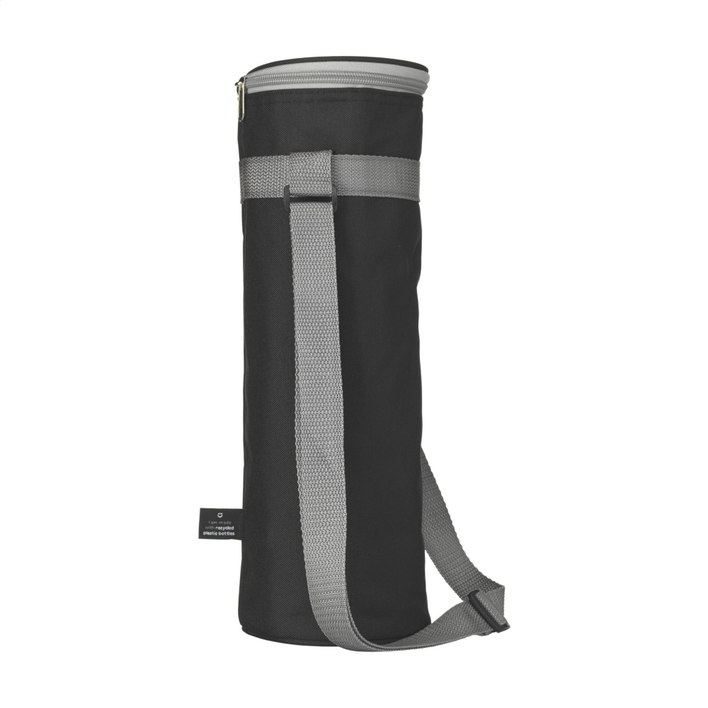 Logo trade business gifts image of: BottleCooler GRS RPET