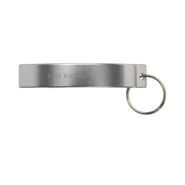 Logo trade promotional gifts picture of: Alu Opener keyring