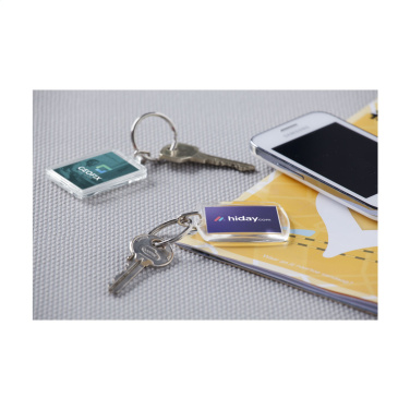 Logo trade promotional giveaway photo of: Club keyring