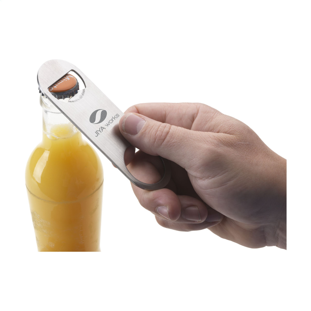 Logo trade promotional giveaways picture of: CrownTop Metal Opener Metal