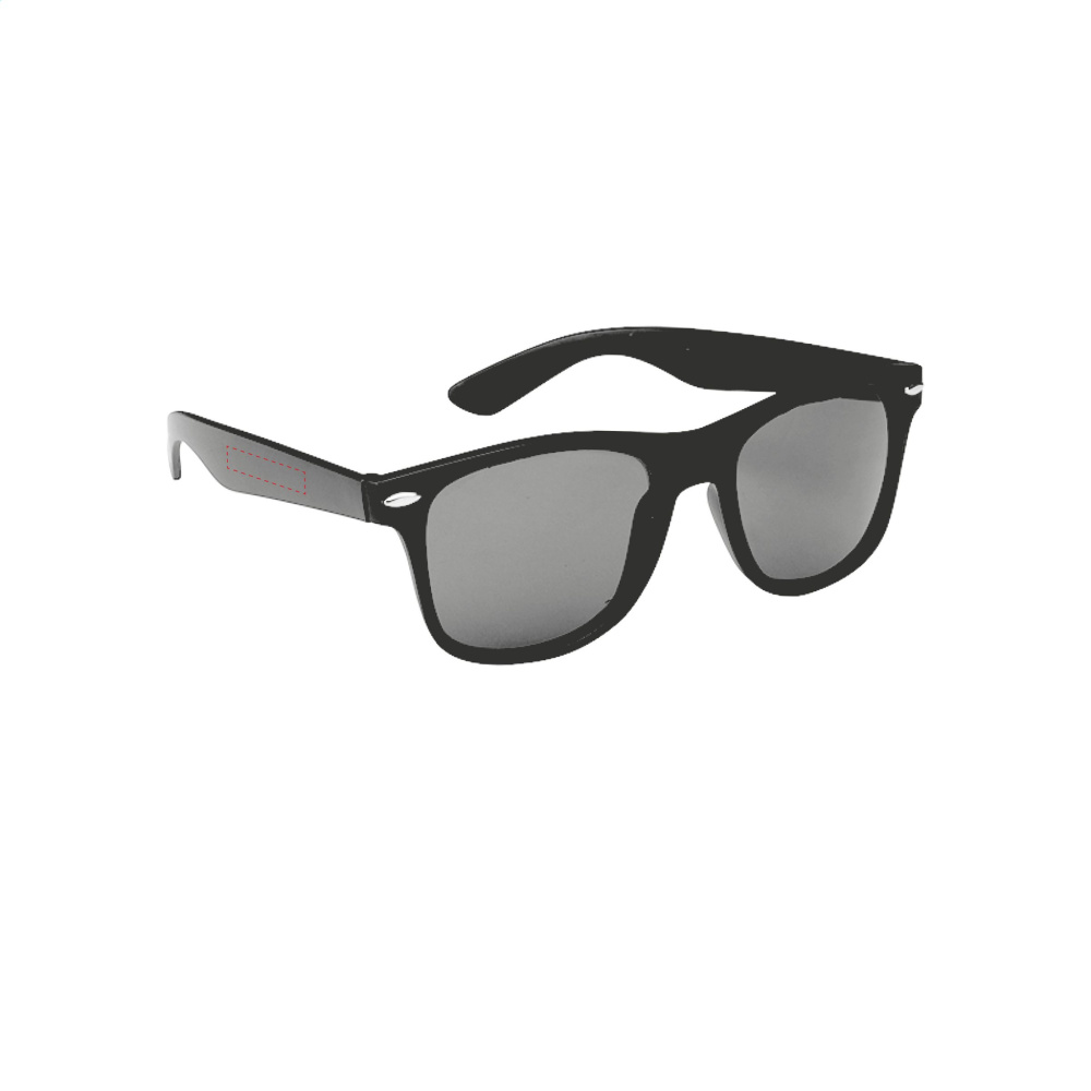 Logo trade promotional items image of: Malibu Matt Black sunglasses