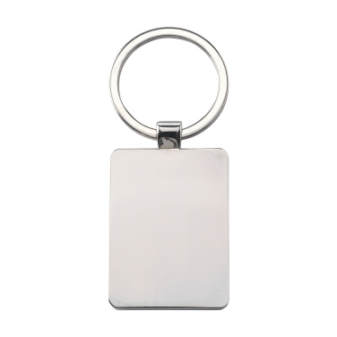 Logotrade corporate gift image of: Bamboo Key Rectangle keyring