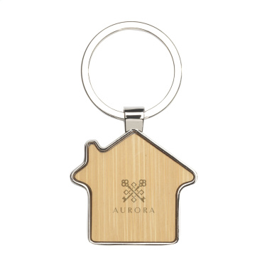 Logotrade promotional merchandise photo of: Casa bamboo keyring