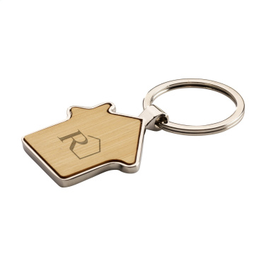 Logotrade business gifts photo of: Casa bamboo keyring