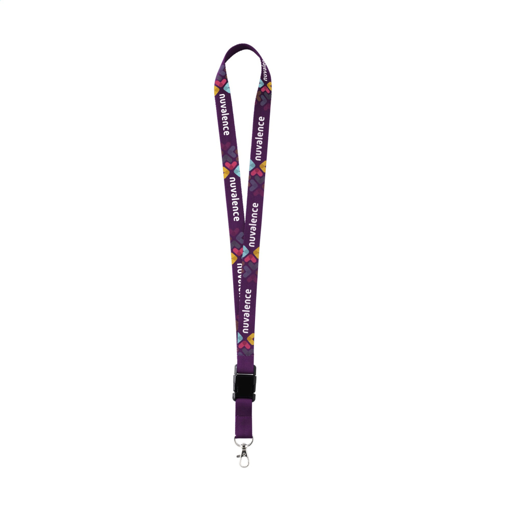 Logo trade promotional products image of: Lanyard Sublimation Buckle keycord 25 mm