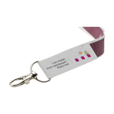 Logotrade promotional merchandise picture of: Seed Paper Lanyard 2 cm